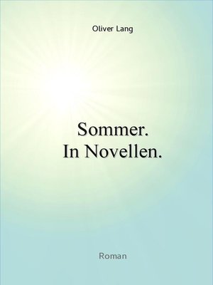 cover image of Sommer. In Novellen.